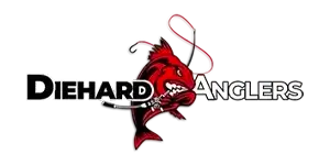 logo for diehard anglers social network